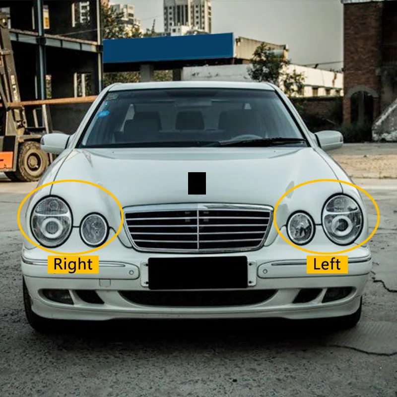 Proiettore D2r-h7 Con Motore Elettrico Per Mercedes Classe E W210 Dx