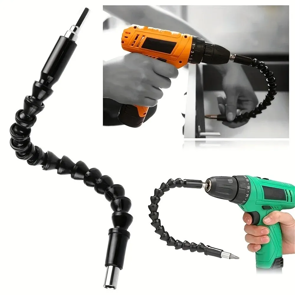 Drill Screwdriver Bit Multifunctional Universal Snake Flexible Hose Cardan Shaft Connection Soft Extension Rod Link
