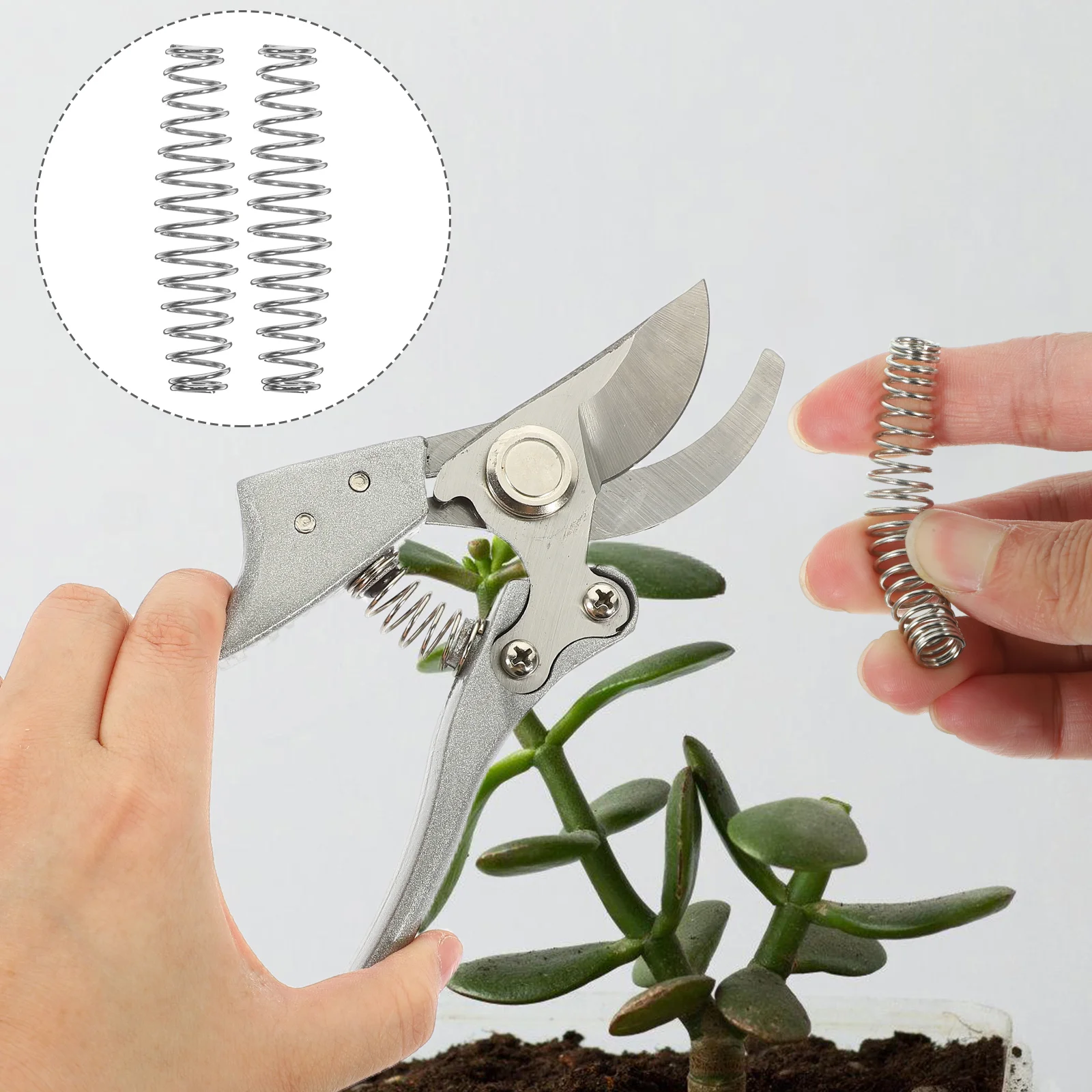 

12pcs Pruner Spring Trimming Spring Pruning Shear Spring Hand Pruner Spring