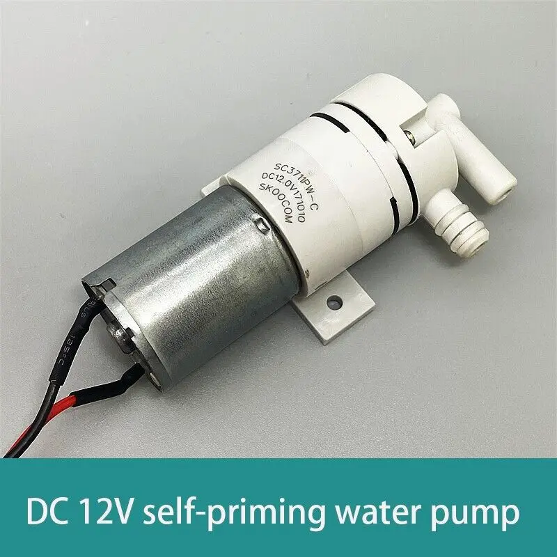 

SC3711PW DC 12V Micro 370 Motor Diaphragm Pump Mini Self-priming Suction Water Pump Land self-priming pump Cold water pump