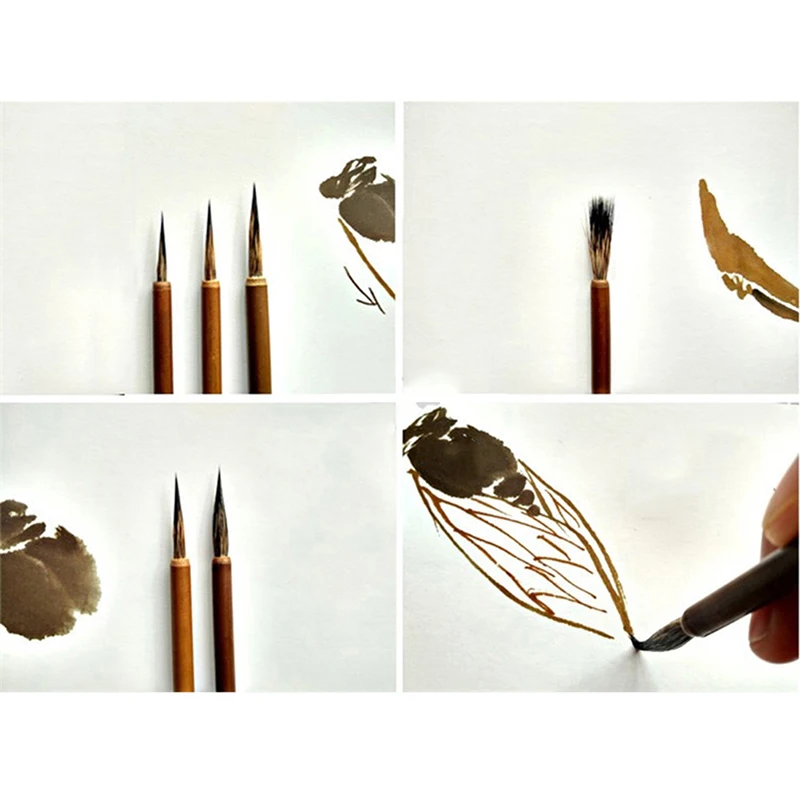 thumbnail image 2 of Gersoniel 2 Pieces 2 Pieces 0.5mm Detailing Fine Line Painting Pens Gold Fluid Writer Touch Up Paint Applicator Fine Line Pen For Rock Chips And Scratch Repair Tip Brass Construction 2 of 10