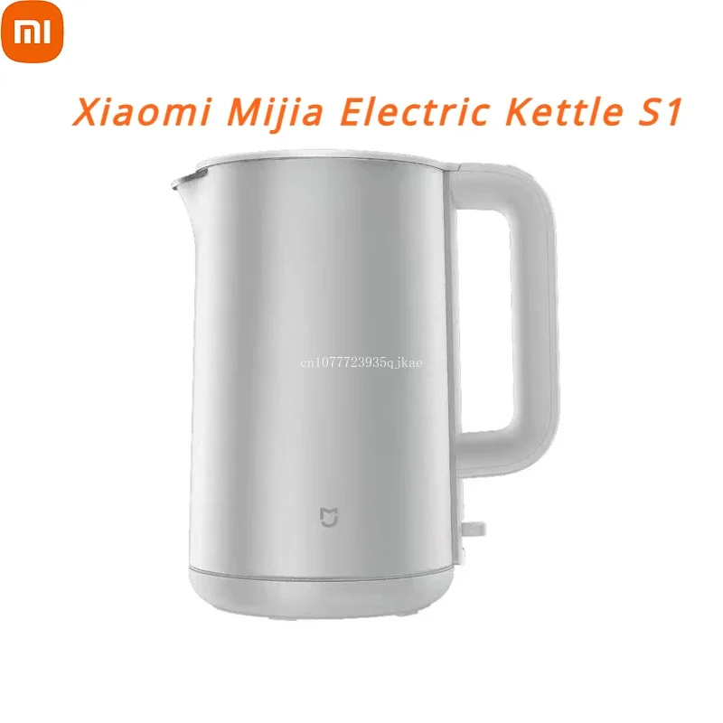 Iconic Brand mijia Electric kettle S1 hot water kettle double steel double layer design 316 stainless steel high power 1.7L household