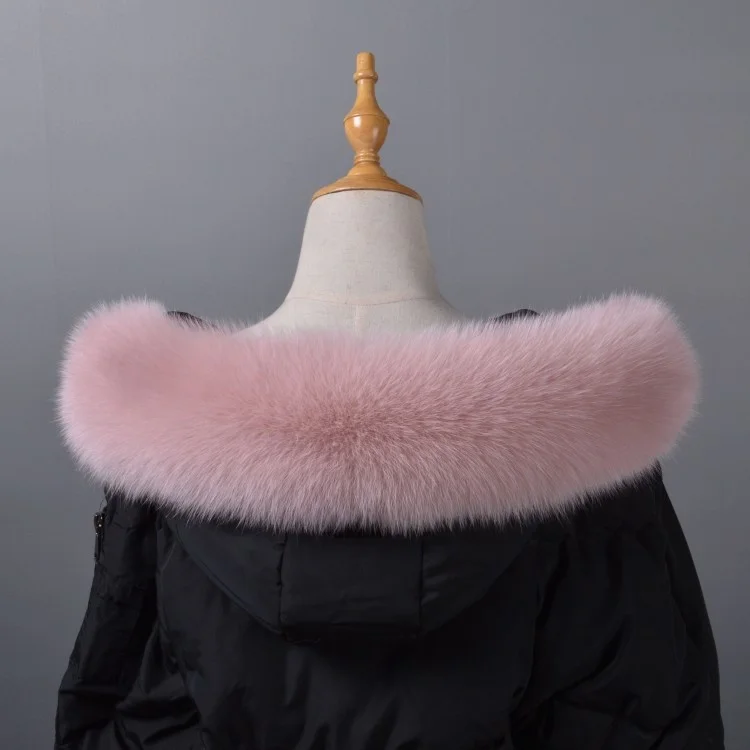 

Real Jacket High Scarf quality Coat Collar Fashion Top Fur New Winter Women Fox down