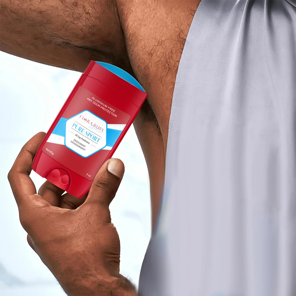 مزيل عرق خالي من الألومنيوم للرجال، حماية من الرائ...