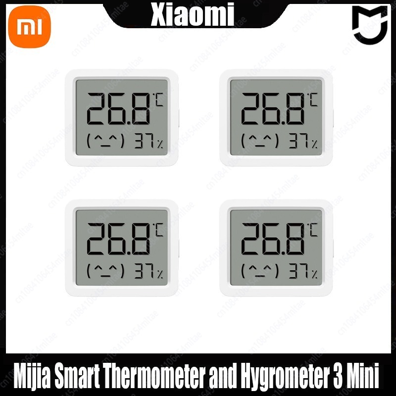2025 New Xiaomi Electronic Thermometer and Hygrometer 3mini Mijia Home Bedroom Smart Detection Meter Humidity Meter Thermometer