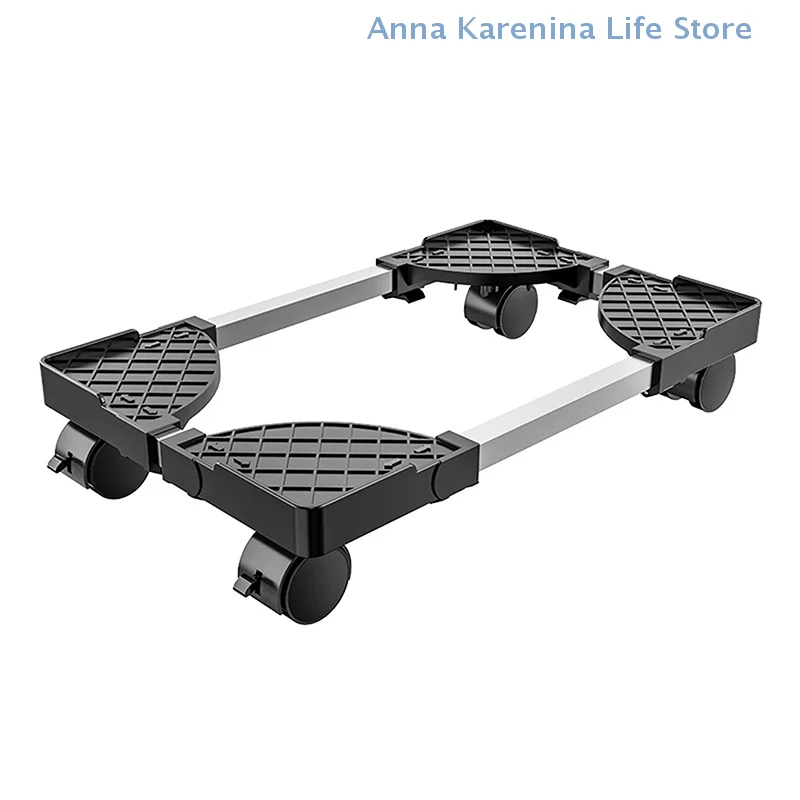 Adjustable Mobile CPU Stand Holder Computer Tower Stand With Rolling Caster Wheel Universal Under Desk Computer Mainframe Holder