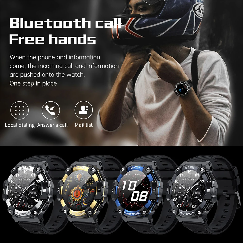 ���ο� PG666 ��Ʈ�Ͻ� �߿� ����Ʈ �ð� �������� ��ȭ IP68 ��� �߰��� ������ Smartwatch 1.39 HD IPS ���� ��Ը� ���̾�
