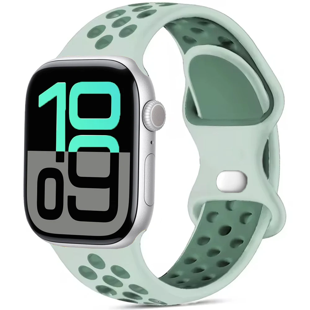 Premium Soft Silicone Band with Metal Buckle