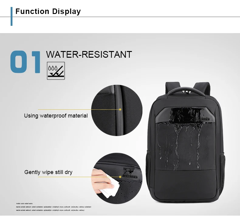 ARCTIC HUNTER Men's Backpack USB Charging High Capacity Multilayer Travel Bag for 15.6" Laptop 3