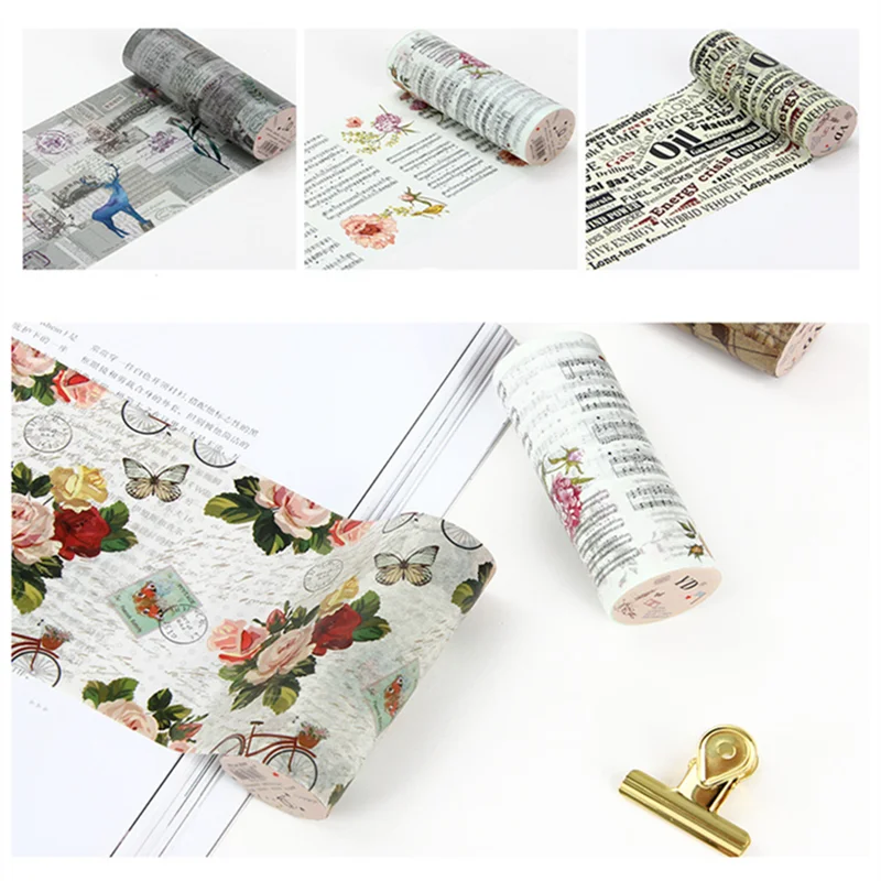 Peony Washi & Pet Tape, Extra Large Watercolor Flower Masking Floral,  Botany Illustration Tape For Planner Journal - Yahoo Shopping