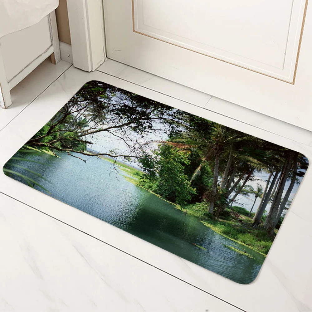 

Kitchen Foot Mat for Hallway on the Floor Doormat Entrance to Home Accsessories Cute Room Decor Bathroom Rug Bedroom Carpet Rugs