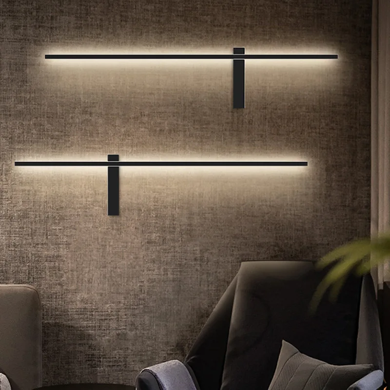 

Nordic Minimalist Wall Lamp Modern Living Room Sofa Background Bedroom Bedside Corner Atmosphere Lamp Wall Decor