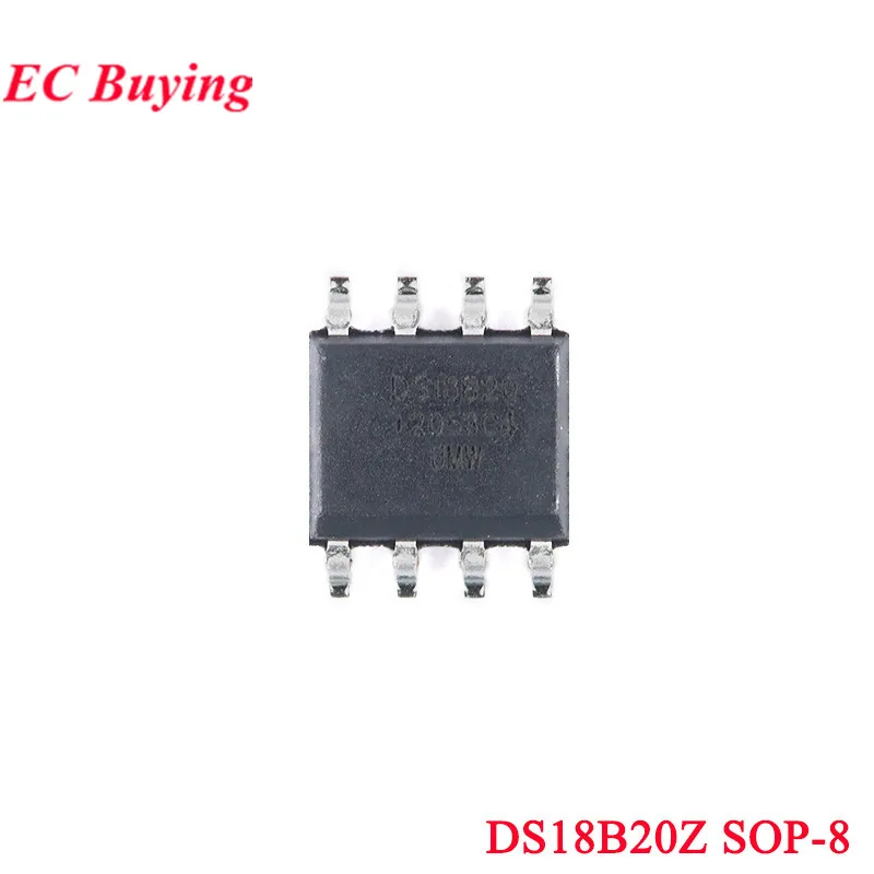 50 Stück/1 Stück DS18B20U 18B20 DS18B20 DS18B20Z LM75BD LM75B LM75BDP SOP-8 MSOP-8 Einzelbus Digitaler Temperatursensor Chip IC – Detail 3