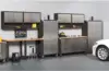 UltraHD Heavy Duty Rolling Cabinet Workbench Table w/Solid Wood Top Workstation for Garage Warehouse Office Workshop 3