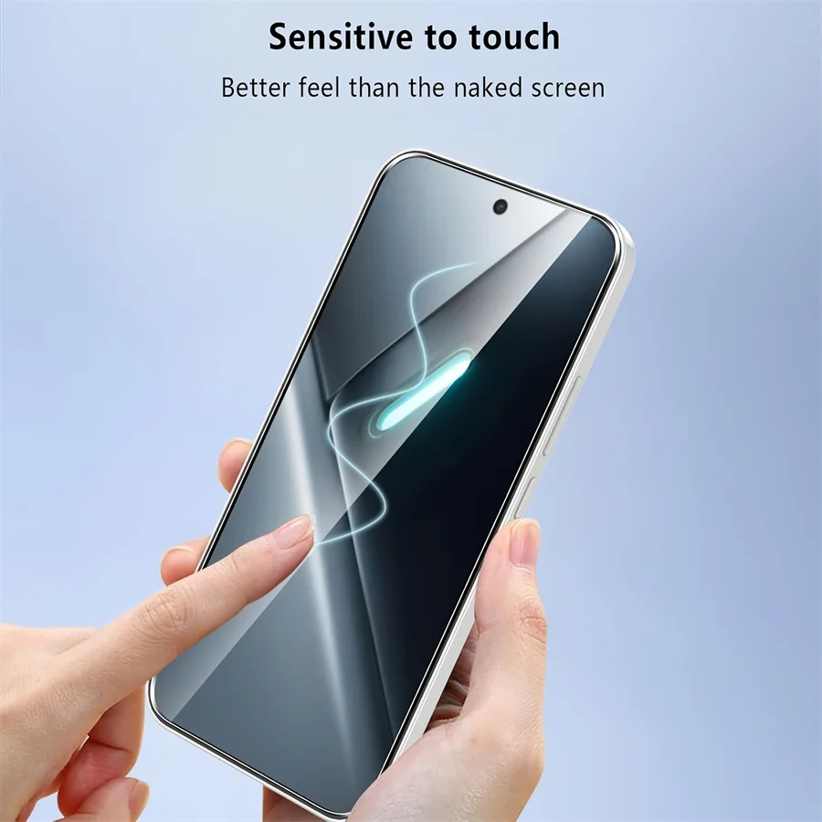 Premium Tempered Glass Screen Protector - Full Coverage & Adhesive