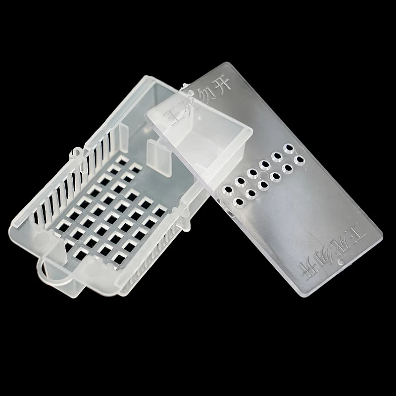 10 Pcs Queen Bee Cages Transparent Push-pull Queen Cage Bee Transport Prisoner Box Beekeeping Apiculture Beekeeper Rearing Tools