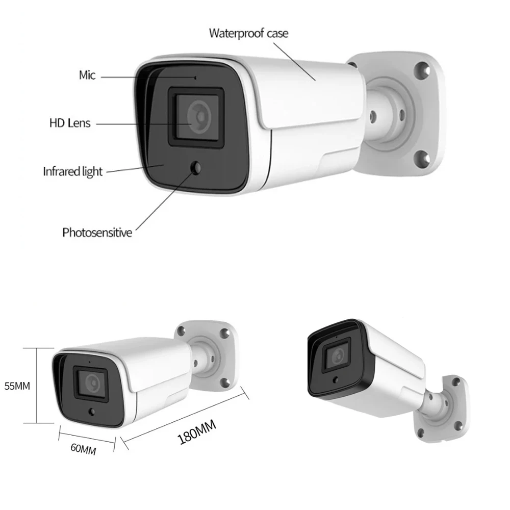 ߰ ð ķ AI, ü  , ߿  Ѿ Ip ī޶,  ȿ, 4K  Imx415, 8Mp