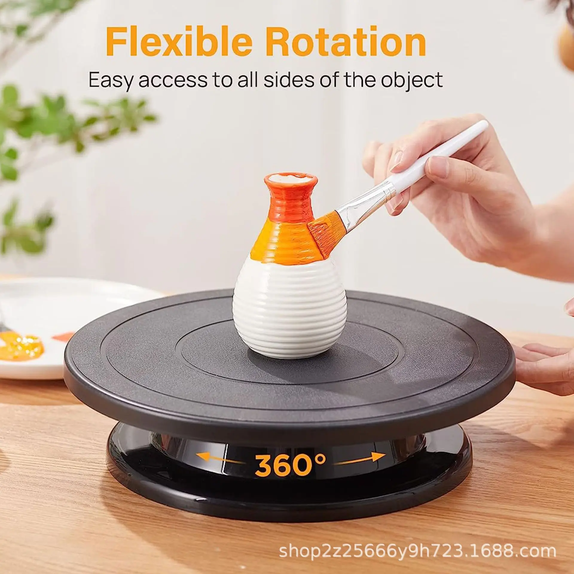 Plastic 28cm Cake Turntable Rotating Cake Dough Pastry Decorating Cream Stand Rotary Table DIY Pan Baking Accessories cake stand cake turntable baking supplies cake tools