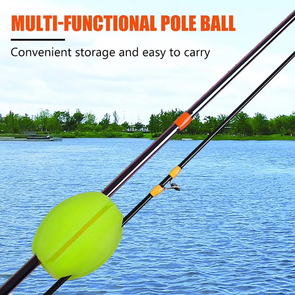 5Pcs Rod Fixed Ball Rod Ball Protection Anti-Collision Rod Retractor Tools  (Yellow)