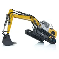 1/14 Metal Hydraulic RC Excavator 945 Remote Control Painted Trucks 5CHValve Digger Model Car Toucan RC Hobby Boy Toys TH21415 2
