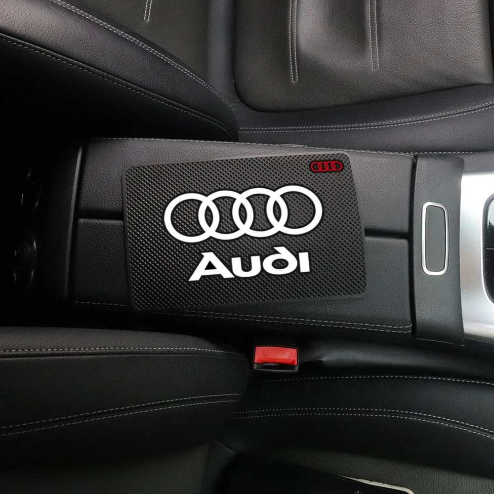 자동차 대시보드 미끄럼 방지 매트 내부 전화기 안경 홀더 패드 자동차 액세서리 아우디 A4 B5 B7 B8 A3 8P 8L A5 A6 C5 C7용