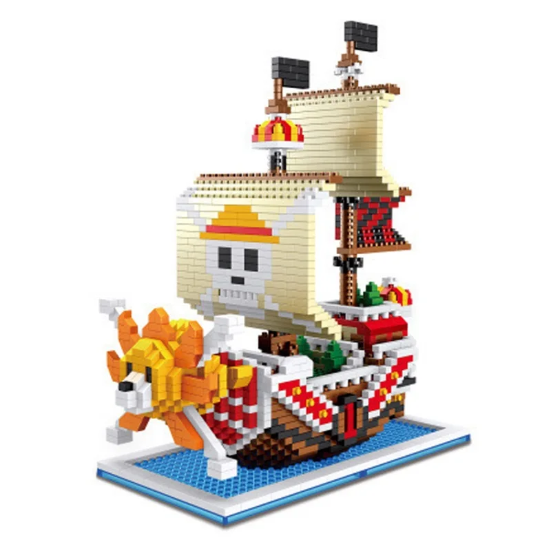 Ship Model Miniature Three-dimensional Building Block Pirate Ship Assembly Toy