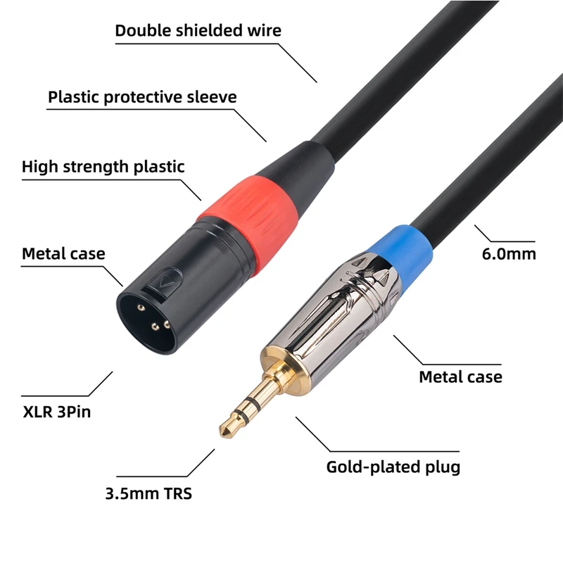 3  XLR ÷-6.35Mm ÷  ,  ÷, ׷  ̺, ũ , ͼ  Ŀ