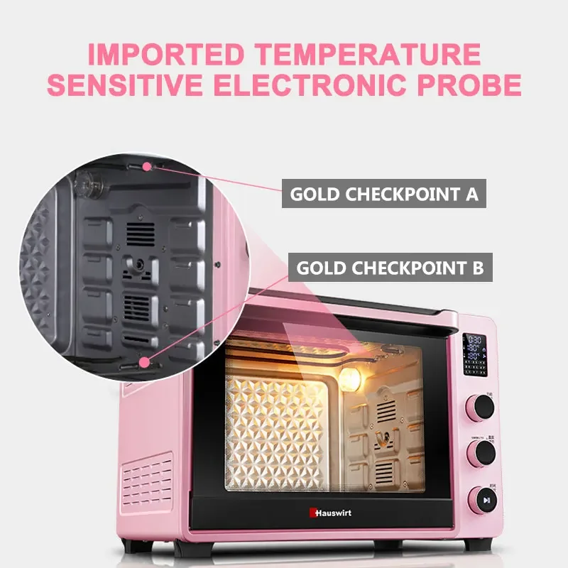 Automatic Electric Oven Household Baking Cake Bread Oven Multi-function Mini 40 Liter Toaster Toasting Machine 4
