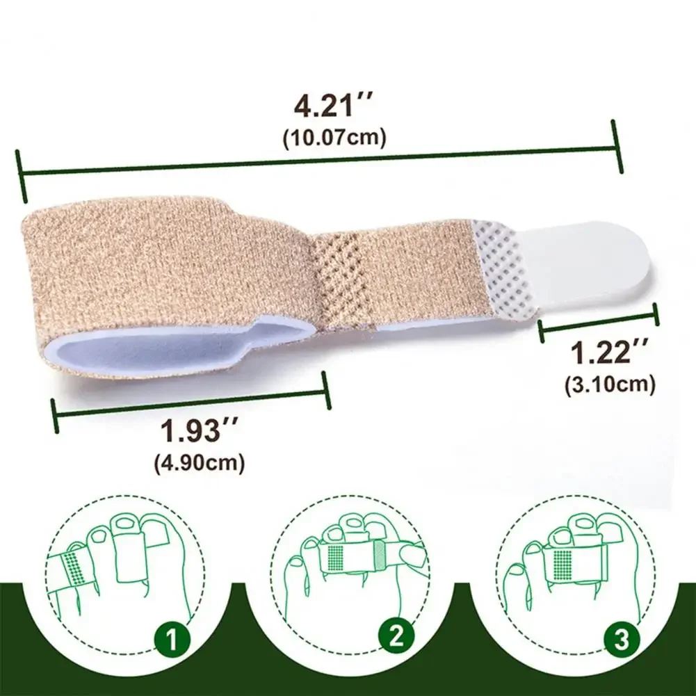 Toe Finger Straightener Hammer Tape Hallux Valgus Corrector Bandage Toe Separator Splint Wraps Foot Care Supplies 6/12/24/50Pcs