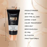 TLM TAILAIMEI 5 en 1 apprêt Maquillaje contrôle de l'huile primaire hydratant longue durée Base de maquillage visage apprêt Gel F228-B 5
