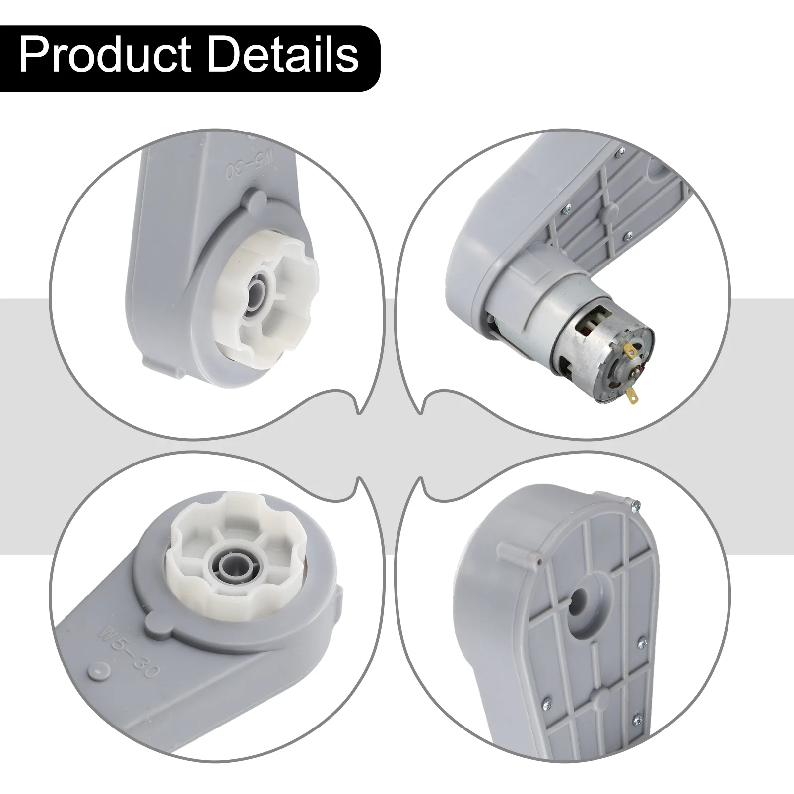 24V RS775 High-Speed Motor Gearbox For Motor Upgrade Electric Gearbox With Wire Connectors Kit For Children's Cycling Bike electric motor gearbox