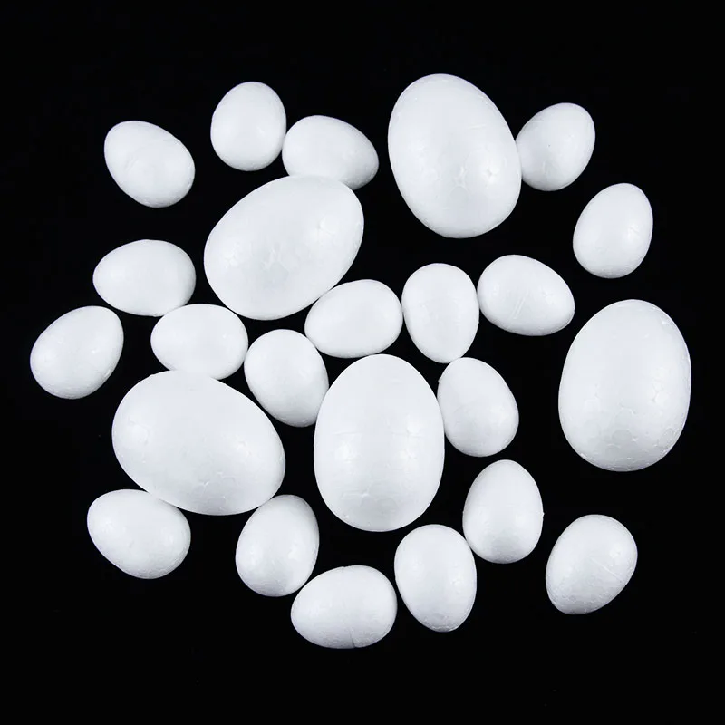 20 Uova Finte Bianche In Plastica Solida Per Piccioni E Uccelli – 4,5 X 2,5 Cm, Per Allevamento, Artigianato Pasquale, Decorazioni Fai Da Te