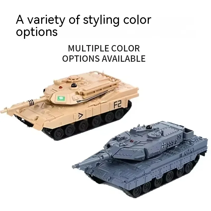 New Remote Control Tracked Tank 777-584 Mini Rc Tank Combat Military Tank Model Simulation Tiger Tank Popular Toy Puzzle Toy Boy 2
