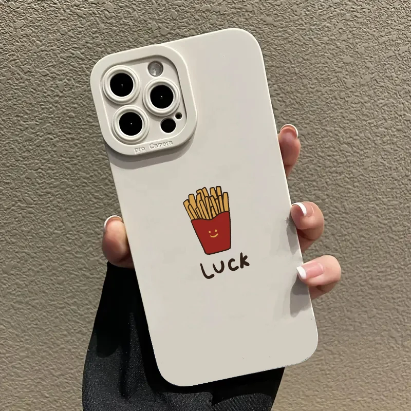 Minimalist Cartoon Sun and Moon Silicone Phone Case