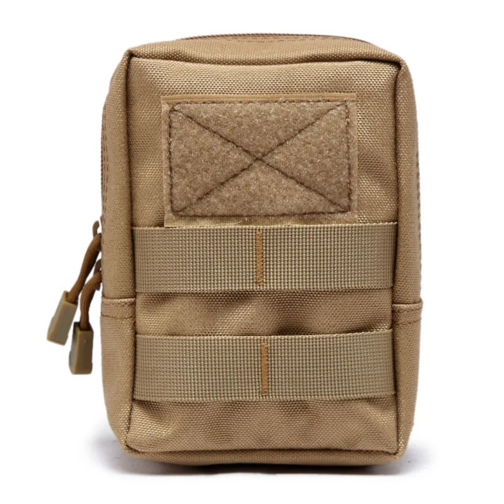 600D Tactical Outdoor Waist Bag Molle Pouch Tool Zipper Waist Pack Hungitng Accessory Belt Pouch