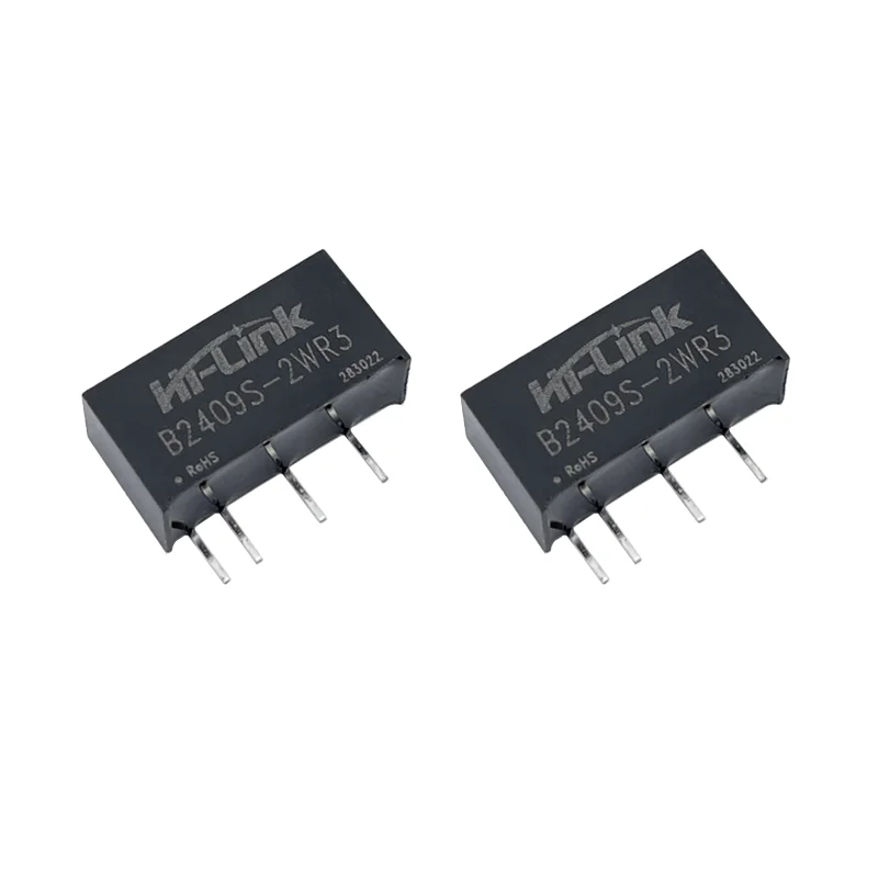 

Free Shipping Hi-Link 10pcs Efficiency 90% 24V to 9V 2W DCDC Isolated Power smart electronics Supply Module B2409S-2WR3