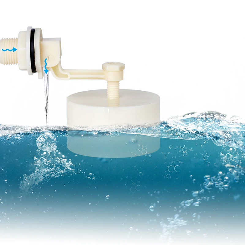 DN15T Plastic Water Tank Float Valve Shut off Water Level Control Valve Automatic Filling Fish Tank Aquarium Water 6