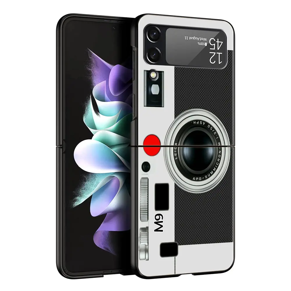 Vintage Tape Camera Design Black Hard Shell Phone Case