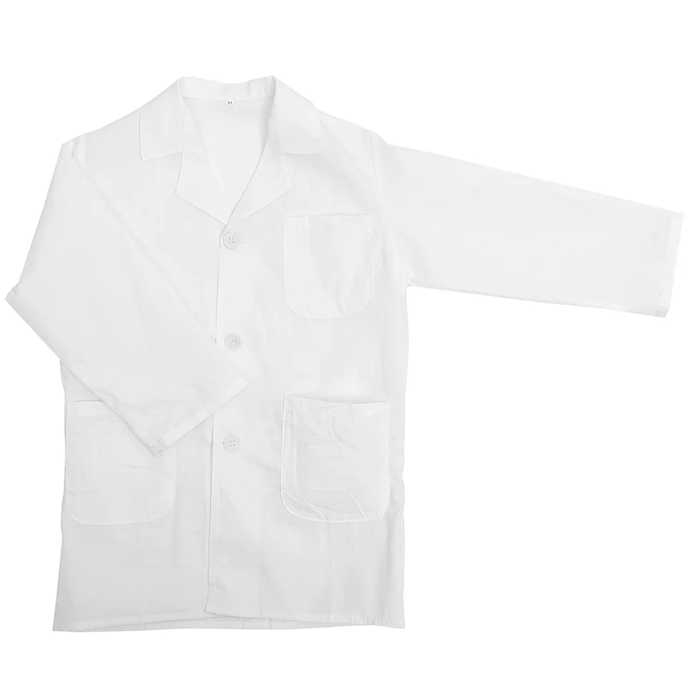 

Unisex Kids Lab Coat Science Doctor Toddler Costume White Scientist Clothes Doctor Cosplay Costume for Boys Girls Roleplay Party