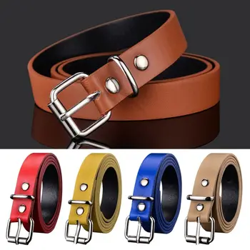 Boys Girls Luxury Design Vintage Retro Pin Buckle Waistband Trouser Dress Belts Children Leather Belt Thin Waist Strap 1