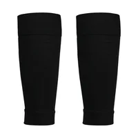 1 paire de chaussettes de protection de Football à haute élasticité sans pieds, protège-tibia pour enfants et adultes, manches de soutien des jambes pour Sport de Football 6