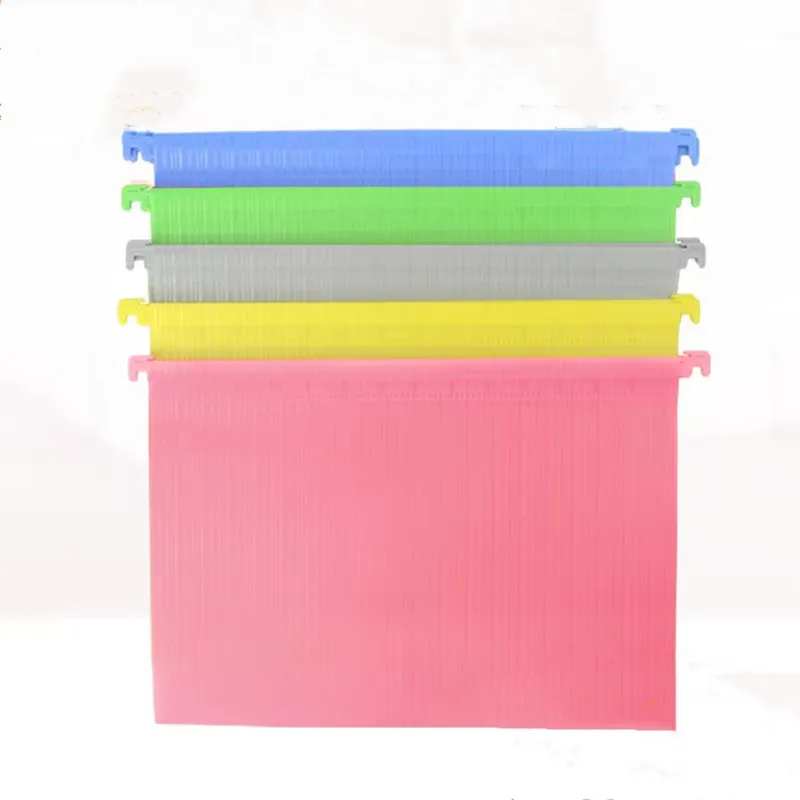 10pcs A4 Expanding Hanging File Folders PP Waterproof Suspension File Folder For Document Organizer Extra Capacity Office School