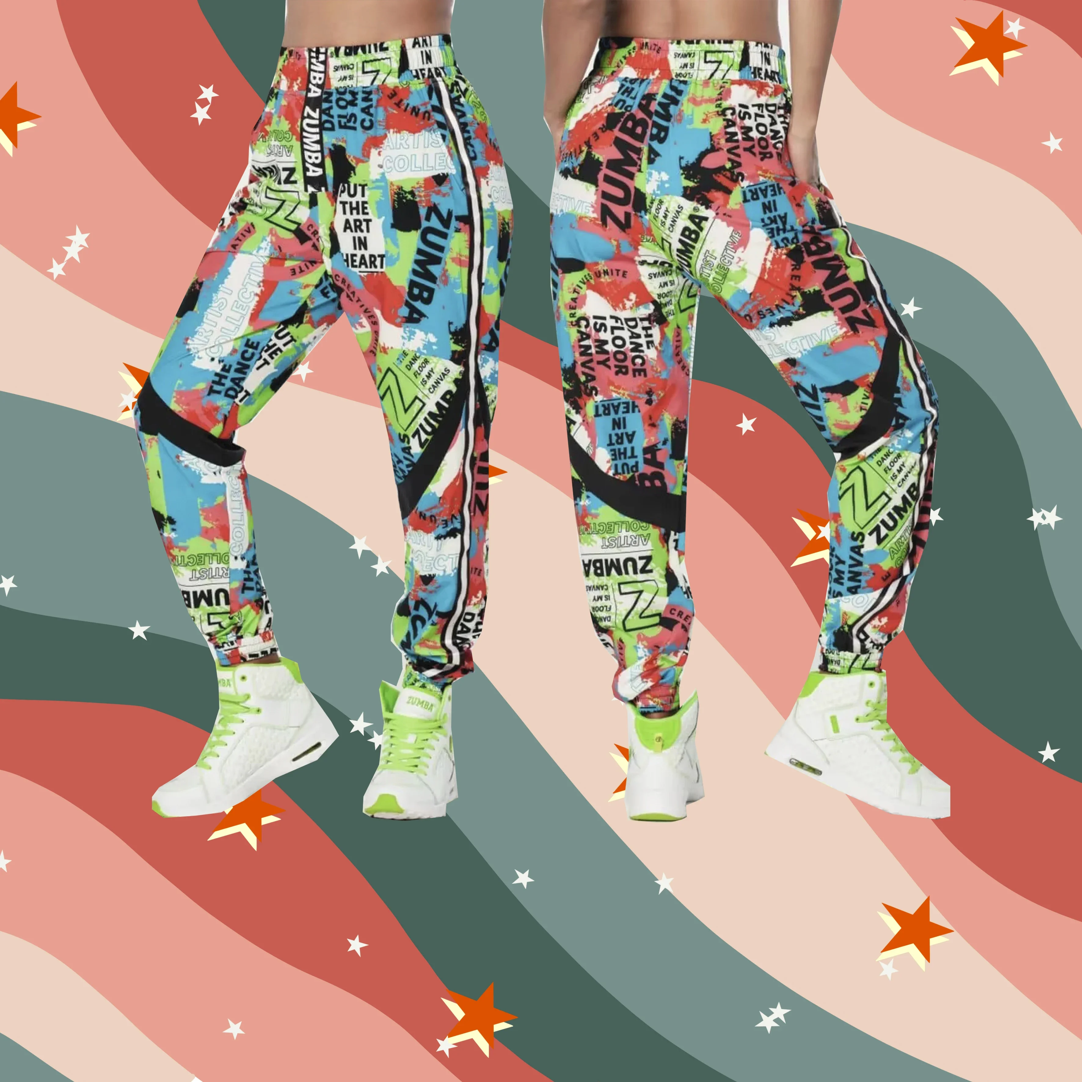 Women's Dance Sports Trousers Comfortable Casual Breathable Sweat-absorbing Trousers American Fitness
