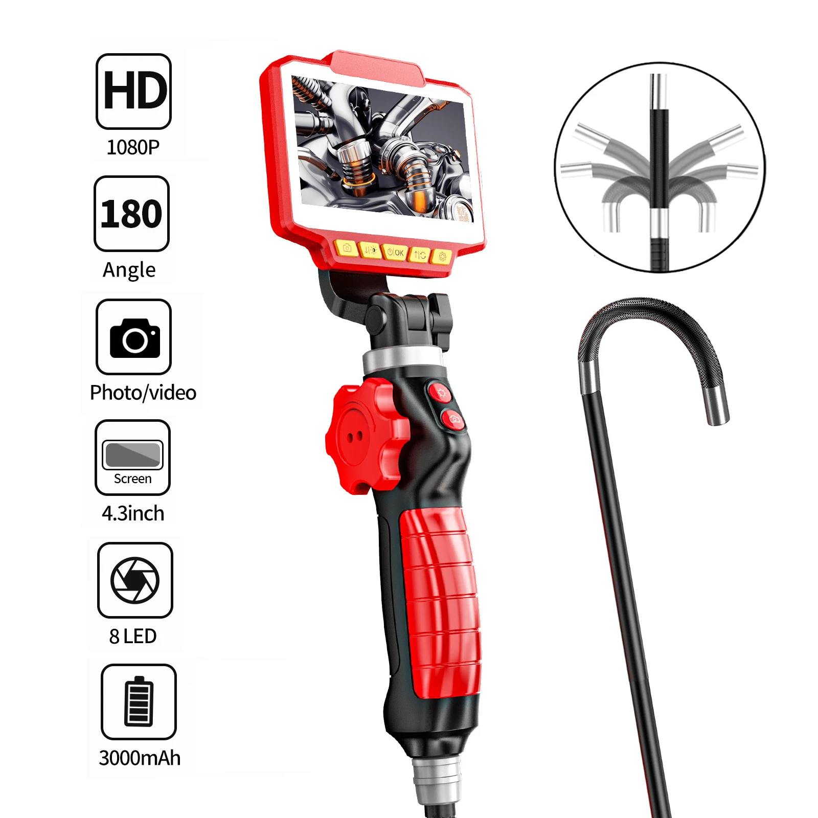 articulating borescope for iphone
