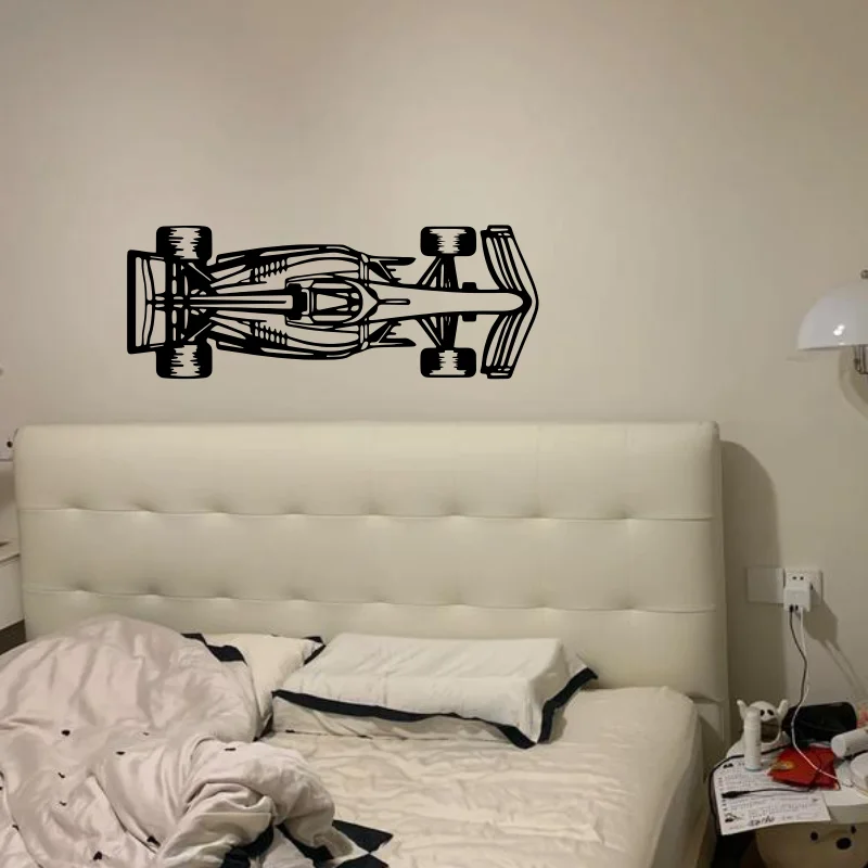 1PC Minimalist F1 Formula racing Wall Decor sticker Wall Indoor window glass Decoration Ornament 587