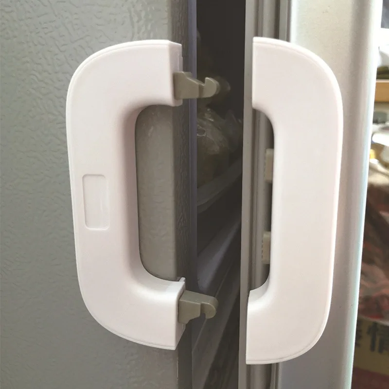 Double Door Lock Kid Proof Fridge Lock Child Safety Door Child Proof Locks For French Doors Baby Lock For French  Doors Safety 1st Refrigerator Decor Door