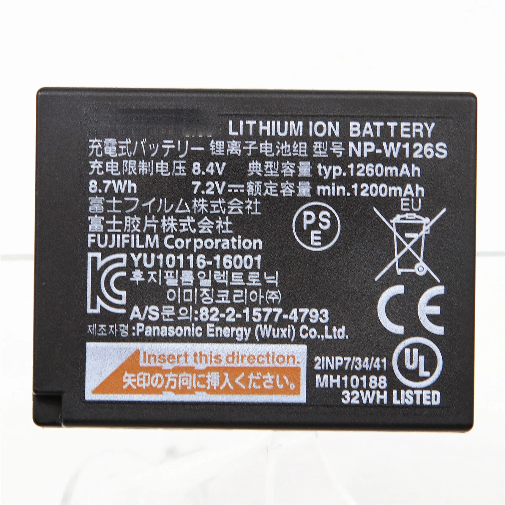 New Original NP-W126S Battery For Fujifilm Fuji X-H1 X-PRO3 X-PRO2 X-T3 X-T2 X-T30 X-T20 X-T200 X-E3 X-A5 X-A3 BC-W126