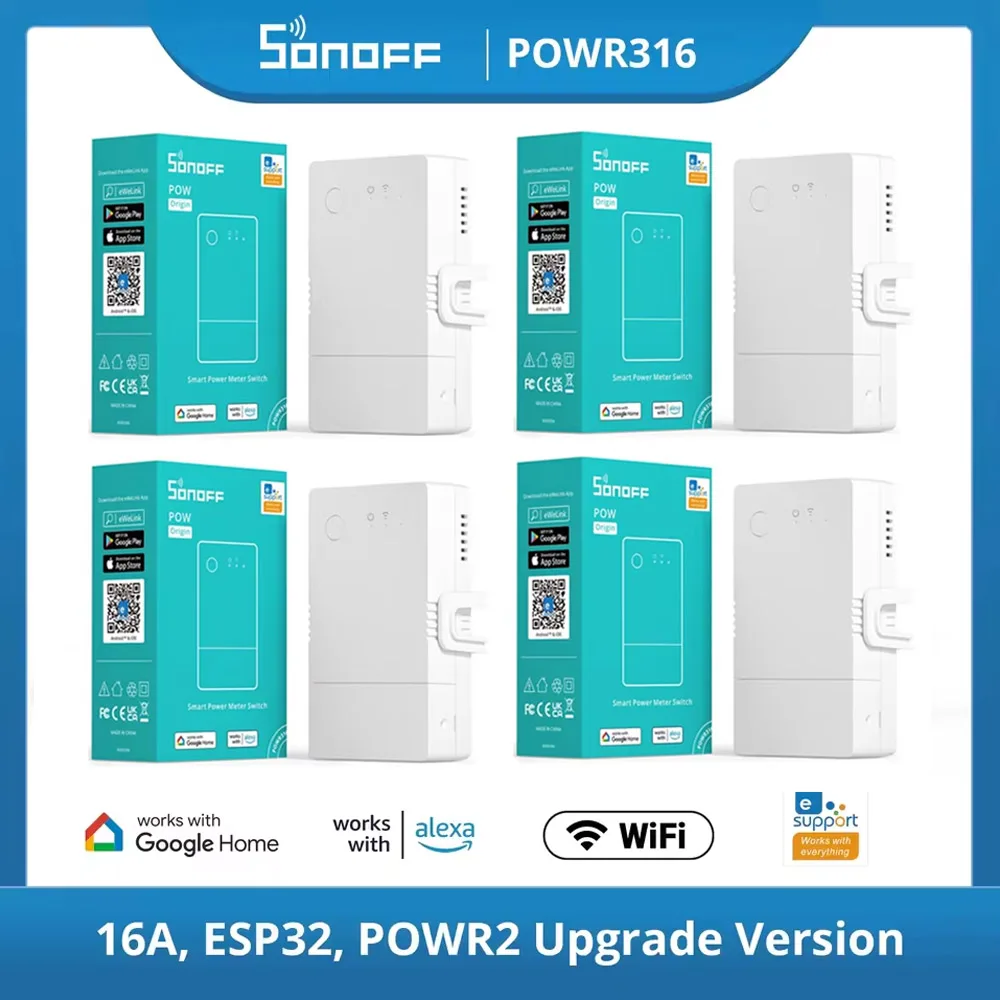 SONOFF POW Origin WiFi 16A Smart Power Meter Switch Smart