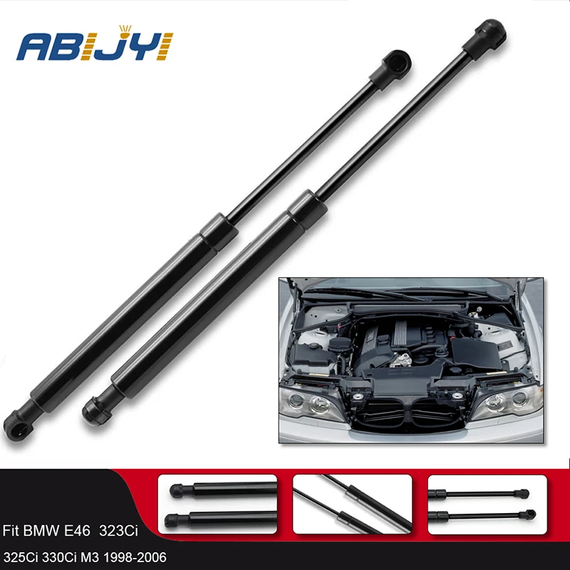 

2PCS Car Bonnet Hood Lift Supports Shock Struts Car Accessories for BMW E46 323Ci 323i 325i 328i 330i 330Ci 325xi 330xi