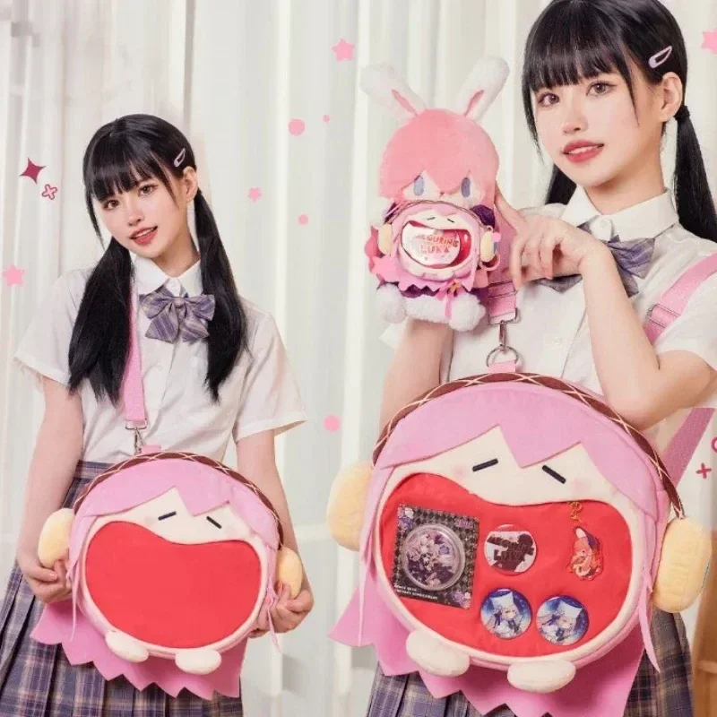 Originale Hatsune Miku Bemoe Uwa Vivian Kito Meiko Vocaloid Cantante Virtuale Cartoon Anime Figure Plushie Doll Borsa A Tracolla Giocattolo Regalo